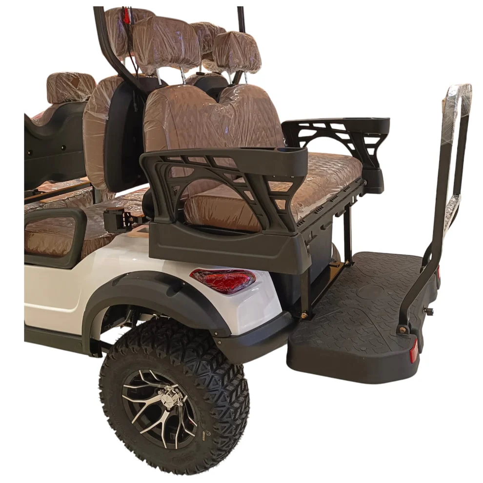Six-Seater Electric Golf Cart with Sound Bar | 5000W Motor | 60V 105Ah Long Range – GHAZI BICYCLE - Image 7