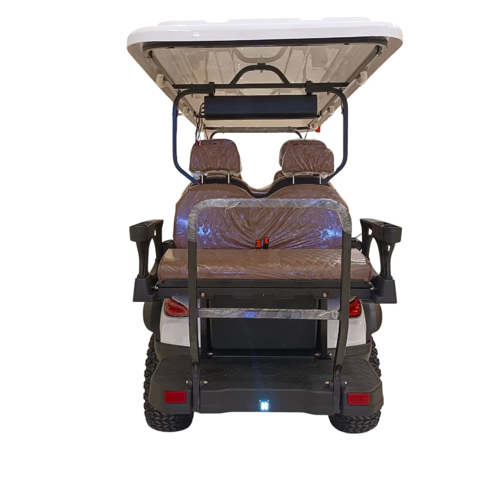 Six-Seater Electric Golf Cart with Sound Bar | 5000W Motor | 60V 105Ah Long Range – GHAZI BICYCLE - Image 6