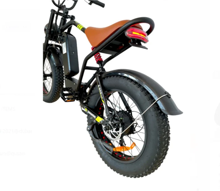 S1 Fat Tires E-Bike with 5 Speed Shimano Gears - Image 3