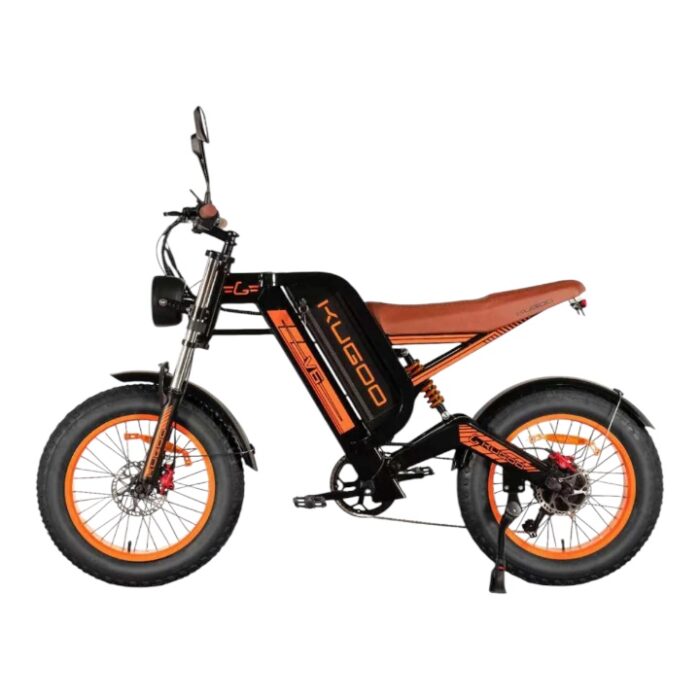 Kugoo V6 1000W Fat Tire Electric Bicycle – 48V 28Ah Long-Range E-Bike